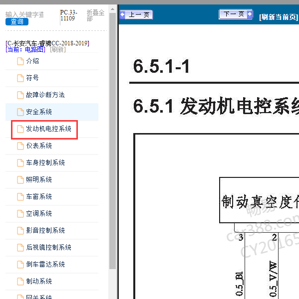 2018年睿骋发动机电路图