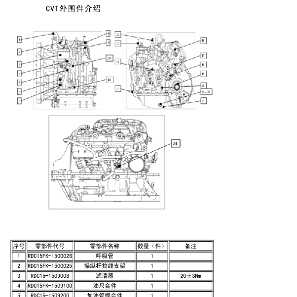 缩略图-2018年小康S370变速器拆卸资料