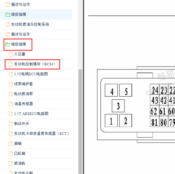 2015年华泰圣达菲发动机端子定义