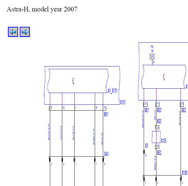 2007年欧宝雅特中控门锁电路图