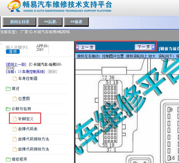 16年哈弗H6闭锁继电器位置图