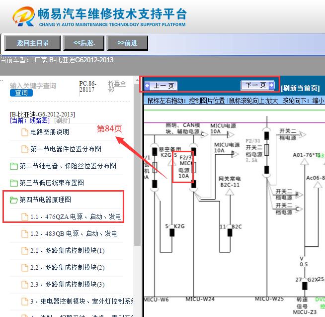 2012-2013年比亚迪G6 F2/3保险电路图