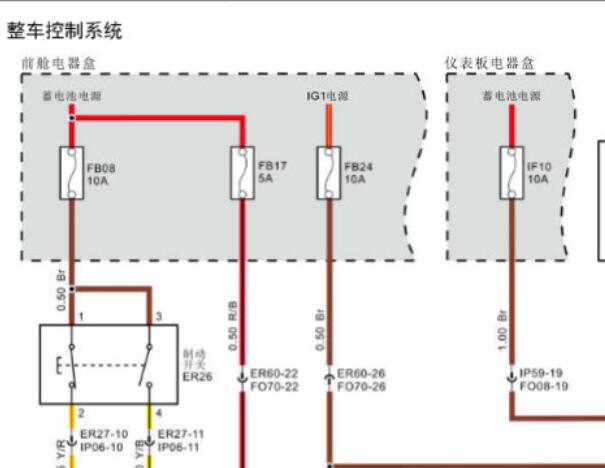 2017-2018年汉腾X5 EV 整车控制器和压缩机电路图