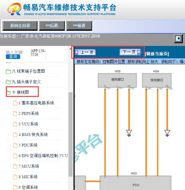 2017-2018年北汽新能源LITE电路图