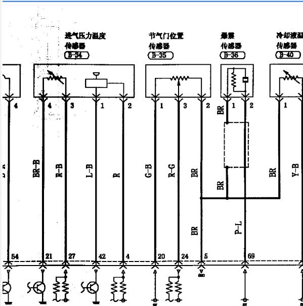 2008年猎豹黑金刚4G64发动机电路图