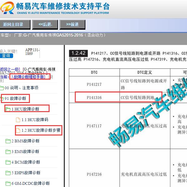 2016年传祺GA5故障码解析