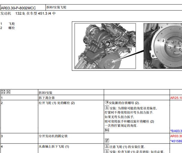 2012年奔驰SMART曲轴皮带轮拆装