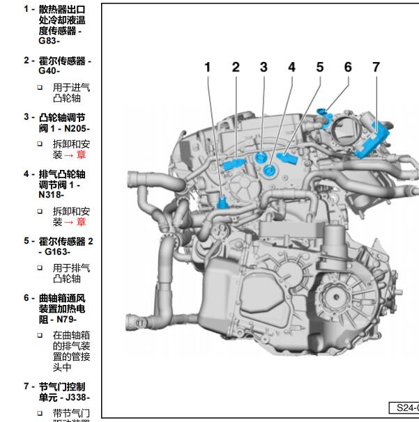 2009年大众CC相位传感器位置