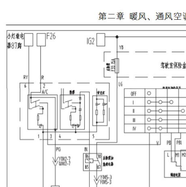 2014年东风风光360空调电路图
