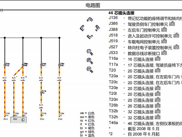 2007年奥迪Q7 网络通讯电路图