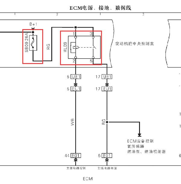 2012年力帆 LF479Q发动机主继电器电路图
