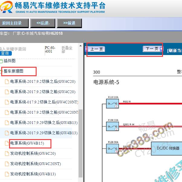 2018年长城哈弗H6保险丝电路图