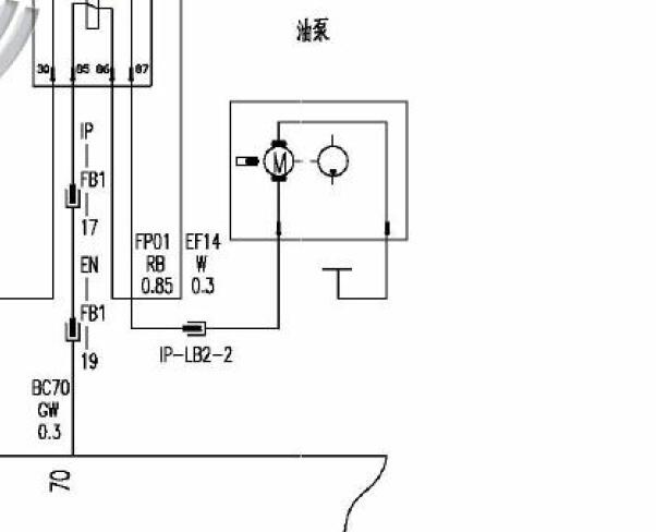 2013年东风风行景逸4A91S发动机油泵电路图