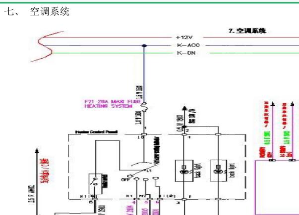 2014年众泰知豆空调电路图