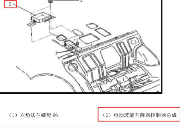 中华尊驰车窗控制模块位置