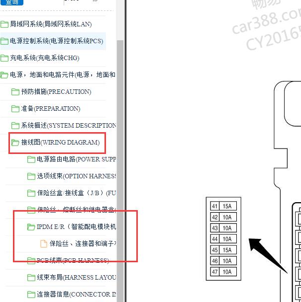 2008-2013年英菲尼迪M35 保险分配
