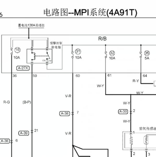 4A91T发动机电路图