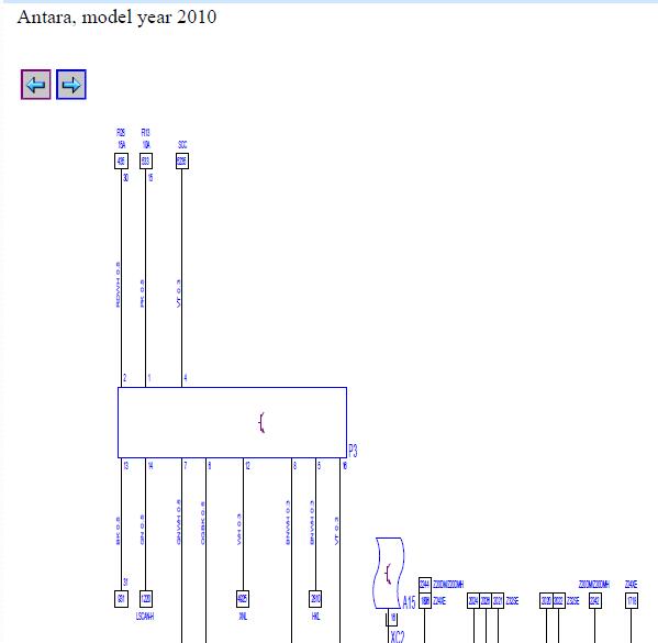 2010年欧宝安德拉仪表电路图