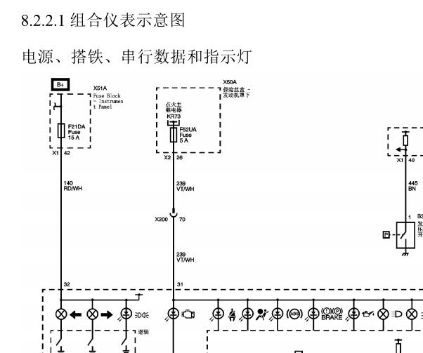 2009年雪佛兰科鲁兹仪表电路图