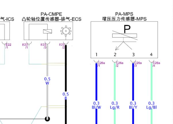 2017年长安CS75发动机电路图