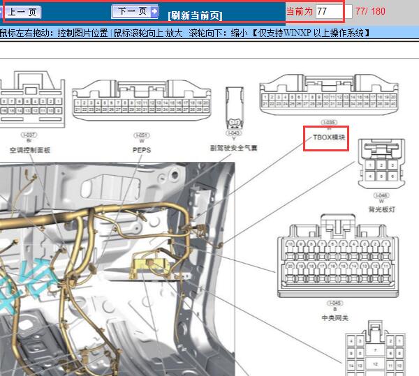 2019年奇瑞瑞虎8 TBOX 位置