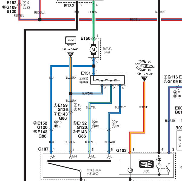 2007年铃木吉姆尼空调电路图.