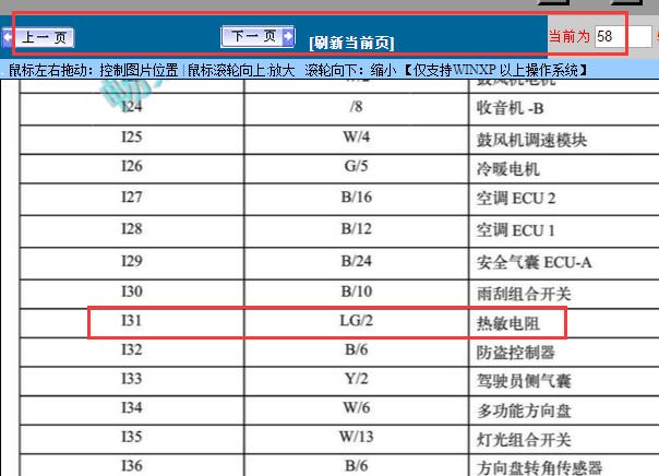 2016-2017年一汽骏派D60热敏电阻位置