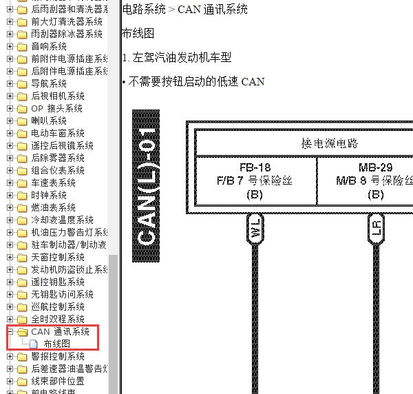 2012年斯巴鲁森林人OBD诊断电路图