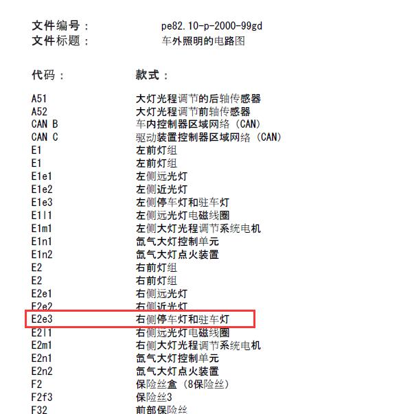 奔驰G500 刹车灯电路图