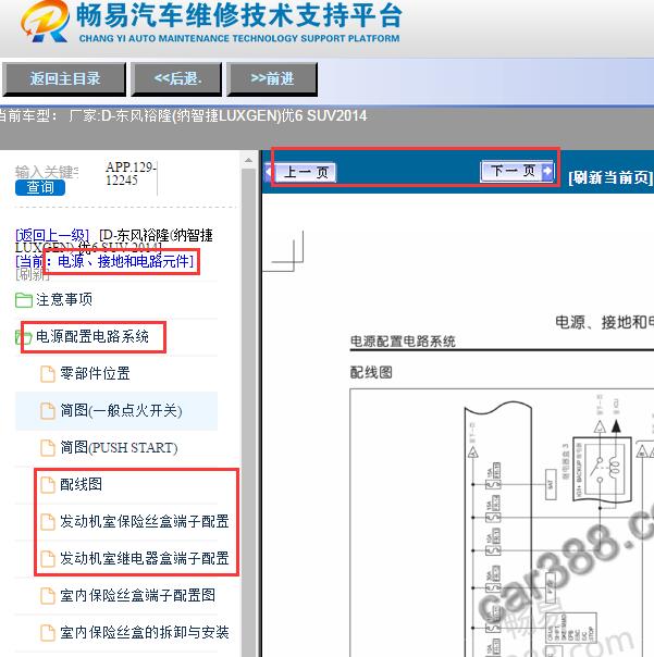 2014年纳智捷优6保险丝电路图