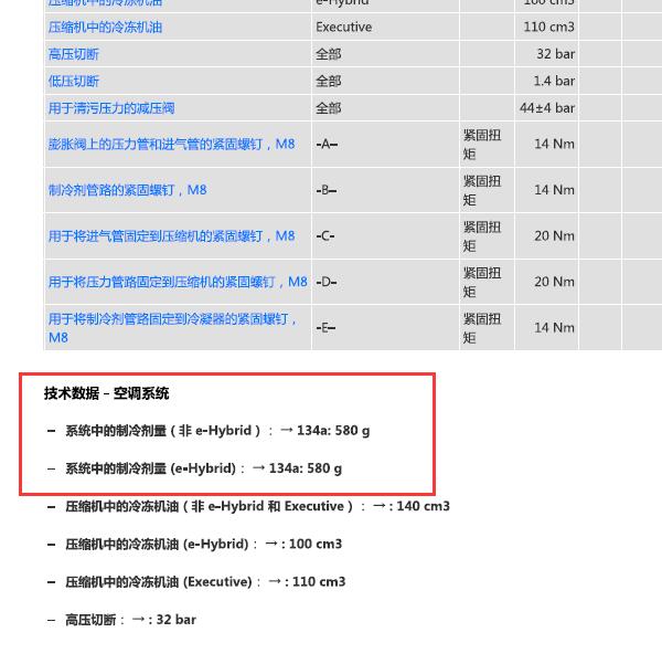 2015年保时捷帕拉梅拉空调加注量