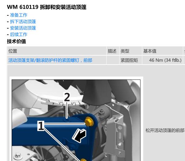 2015年保时捷BOXSTER（博克斯特）敞篷维修手册