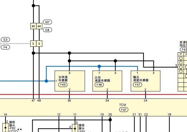 2021年日产轩逸变速箱和启停电路图