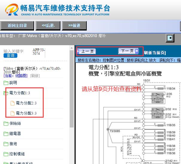 2010年沃尔沃S80保险丝电路图
