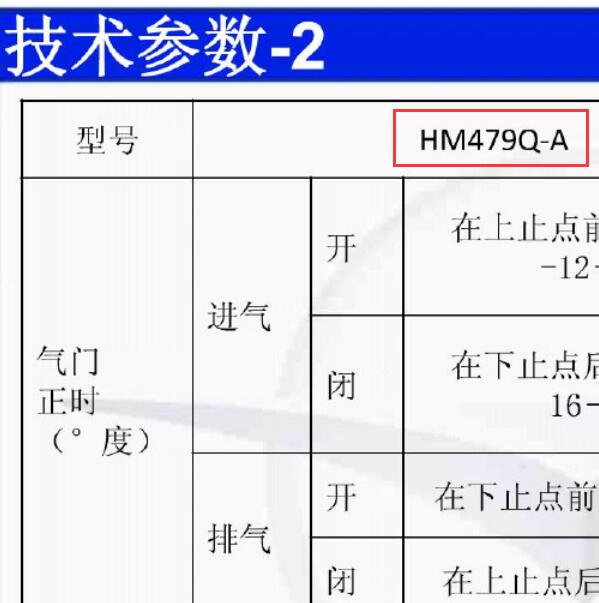 海马HM479Q-A发动机维修手册