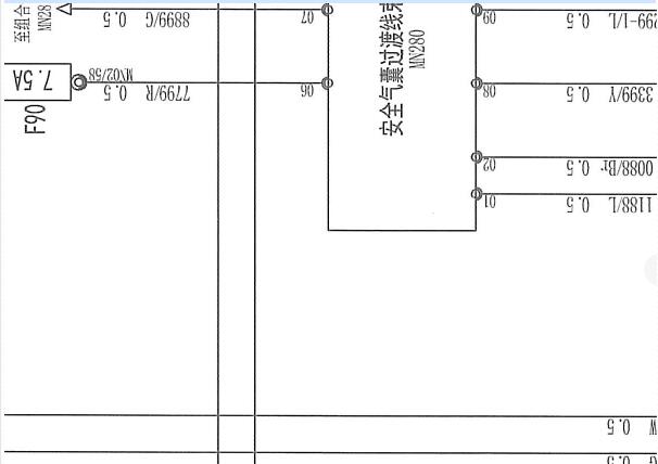 2015年依维柯宝迪气囊电路图