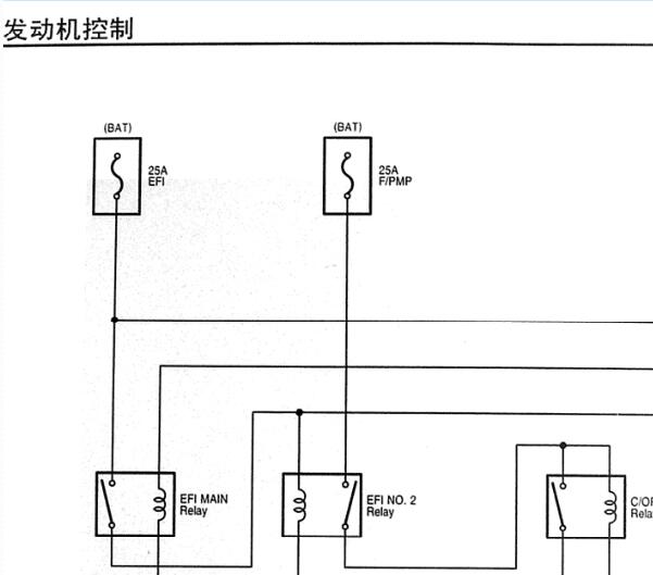 2005年丰田皇冠发动机VVT电路图