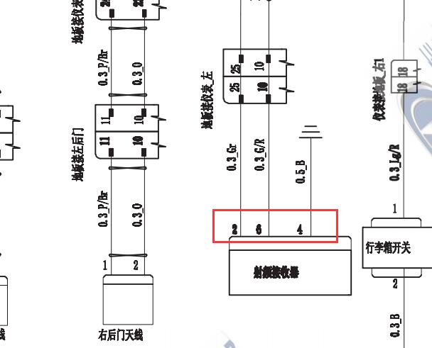 2018-2019年长安睿骋CC射频接收器电路图
