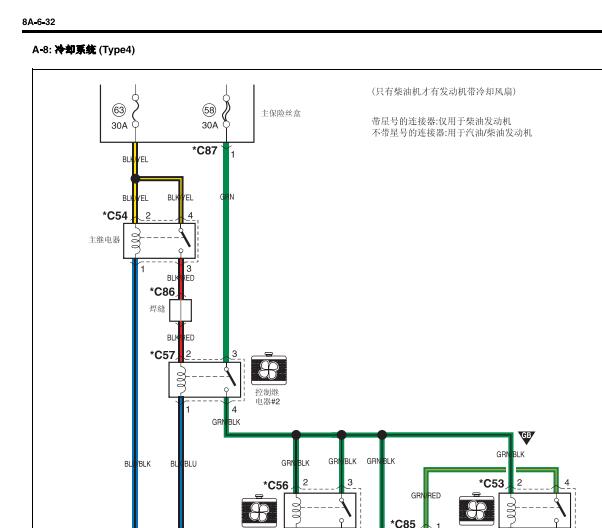 2009年铃木吉姆尼散热风扇电路图