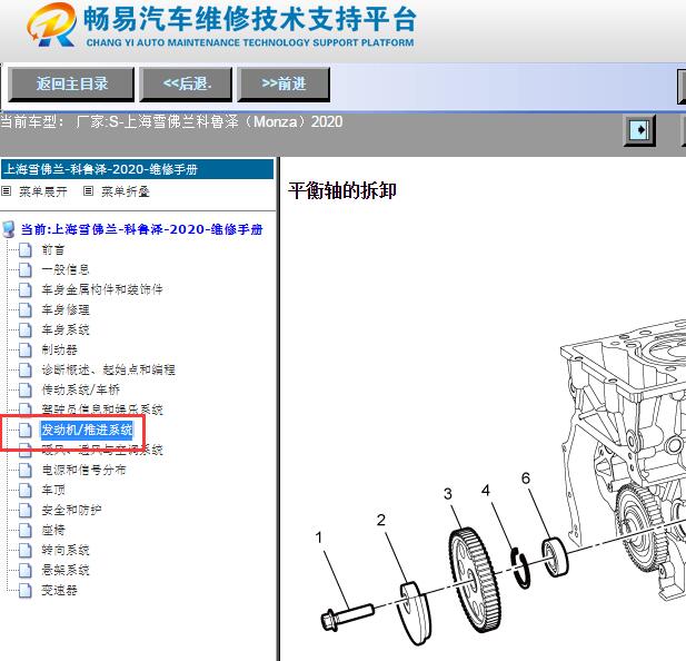 2020年雪佛兰科鲁者发动机平衡轴资料