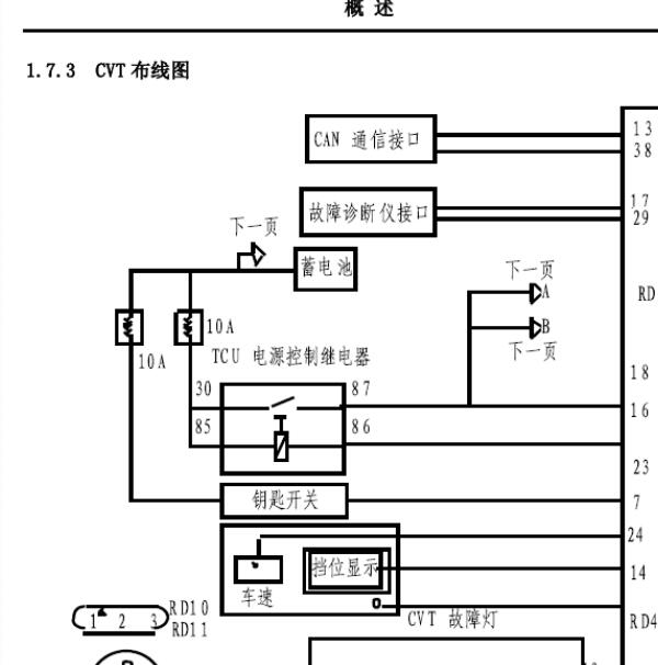力帆320 变速箱电路图.