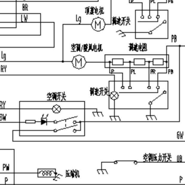 昌河福瑞达空调电路图