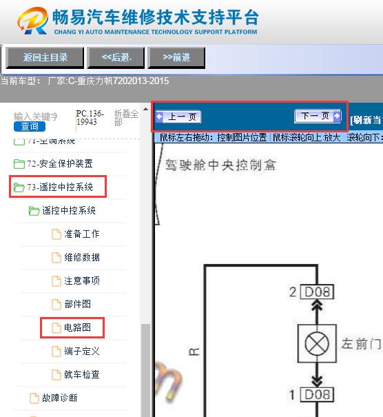 2013-2015年力帆720  遥控门锁电路图