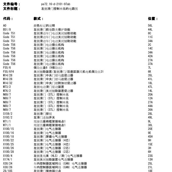2013年奔驰斯宾特中门电路图