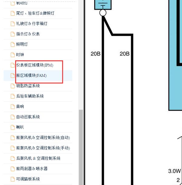2009-2012年起亚霸锐车身模块电路图