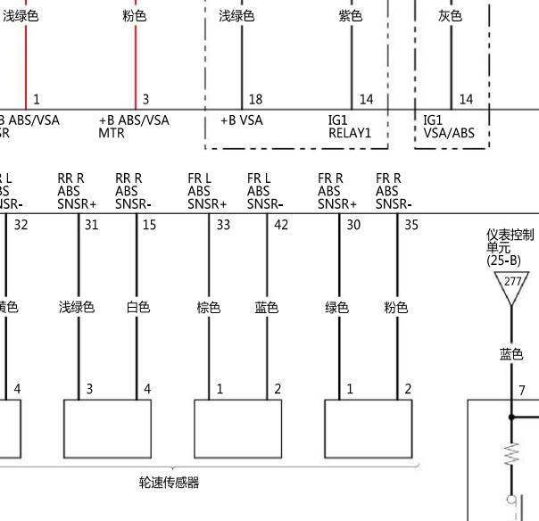 东风本田CR-V  ABS电路图
