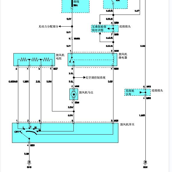 2013年瑞风穿梭空调电路图
