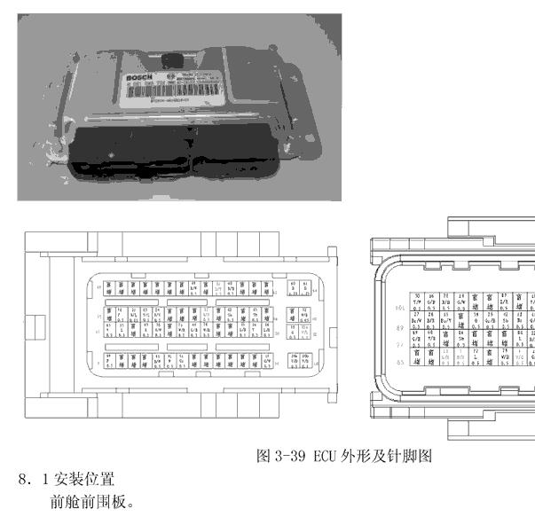2012年比亚迪速锐发动机针脚
