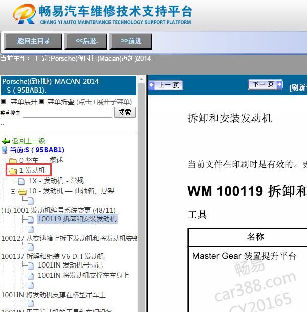 2014年保时捷Macan发动机维修手册