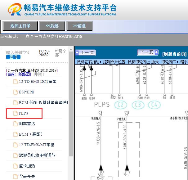 2018-2019年森雅R9  无钥匙进入电路图